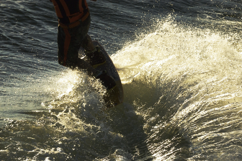 飛沫揚がる　宍道湖　2