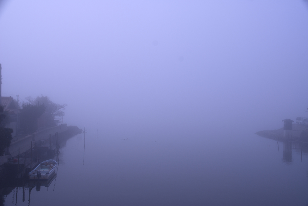 松江百景　霧の朝　宍道湖