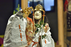 大土地荒神社例大祭神楽奉納1