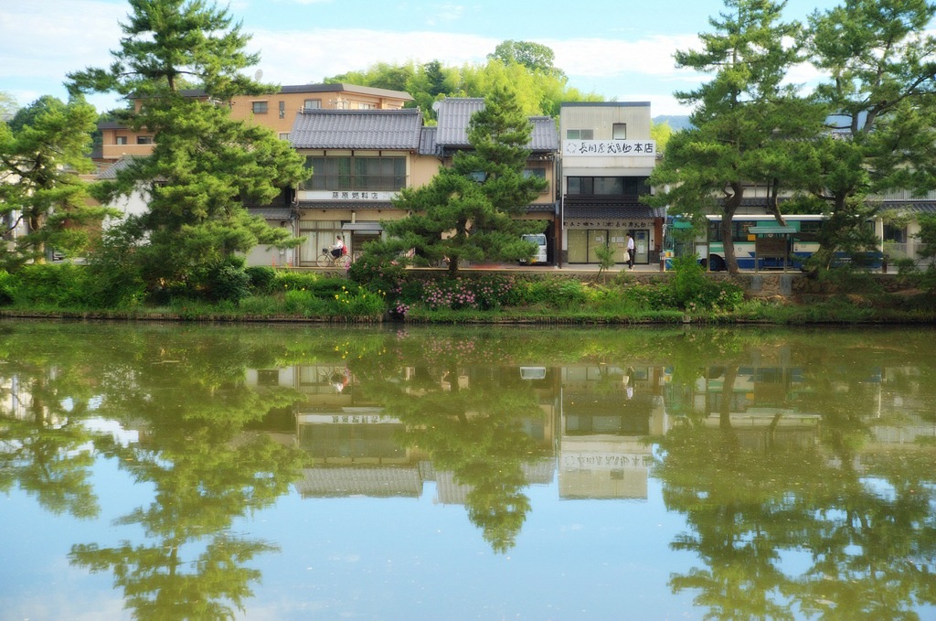 松江百景　城下町の朝1