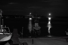 伯耆の国散歩　夜の港 3