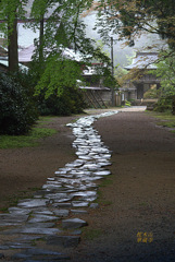 松江百景　枕木山華蔵寺