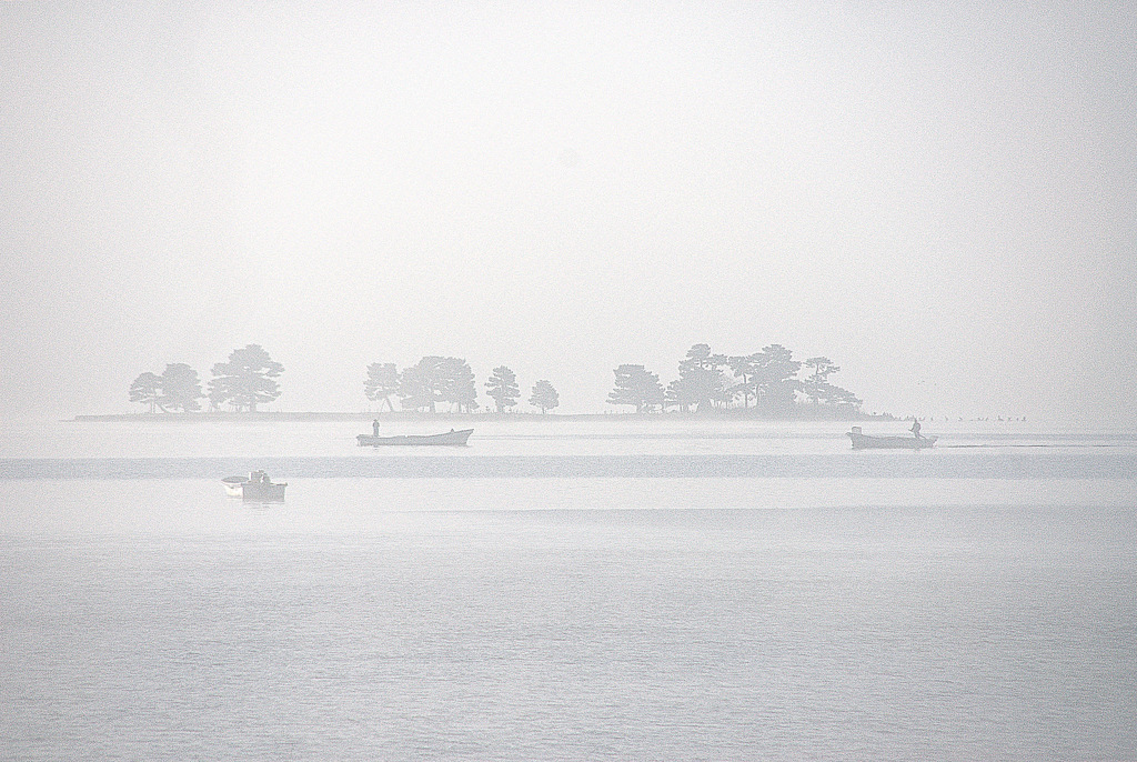 松江百景　霧の朝　宍道湖