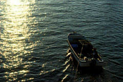 松江百景　漁をする人々3