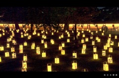 松江百景　水燈路　天守の庭