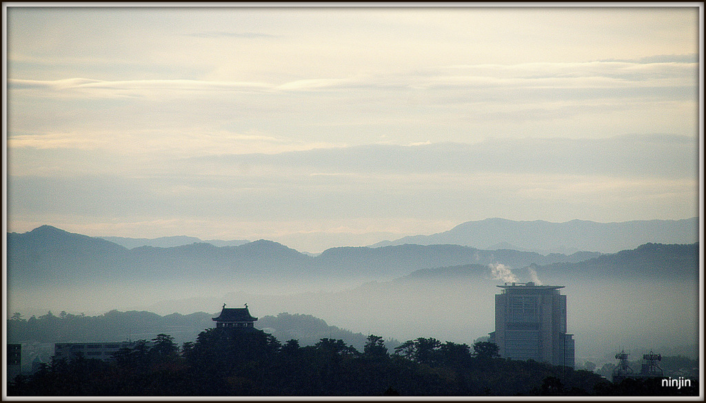 松江百景　霧の朝　2