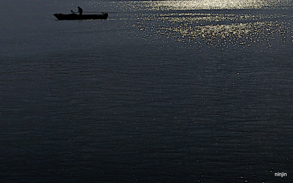 松江百景　朝の煌めき　宍道湖　4