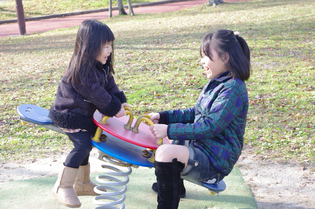 かわいい姉妹