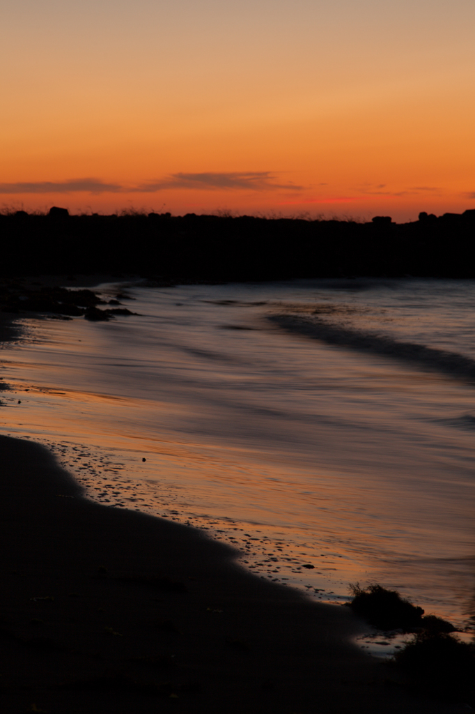 夕刻の海