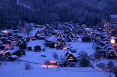 白川郷の夜景2