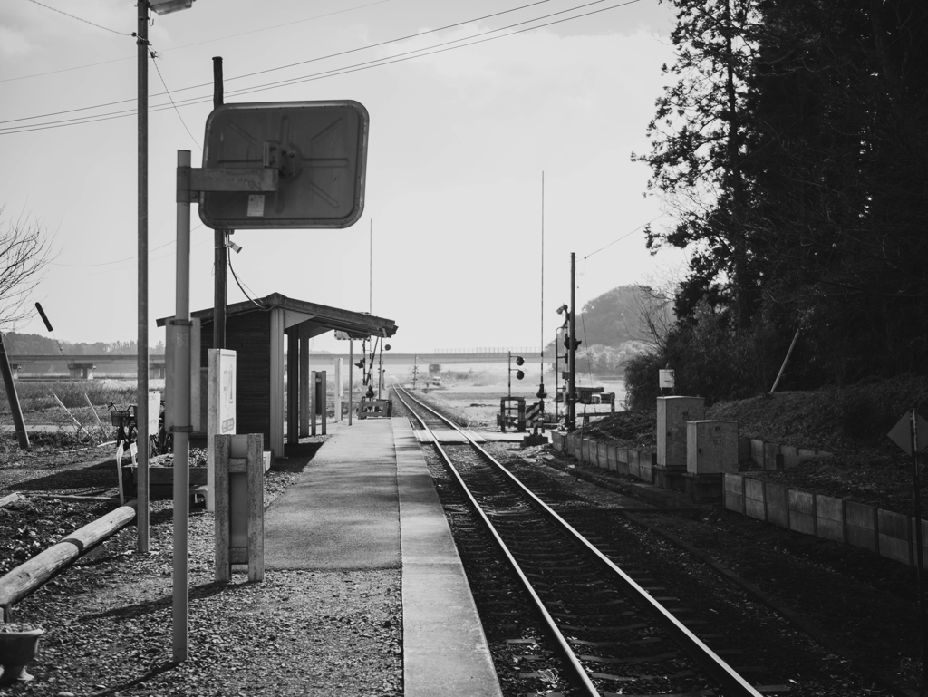 無人駅.