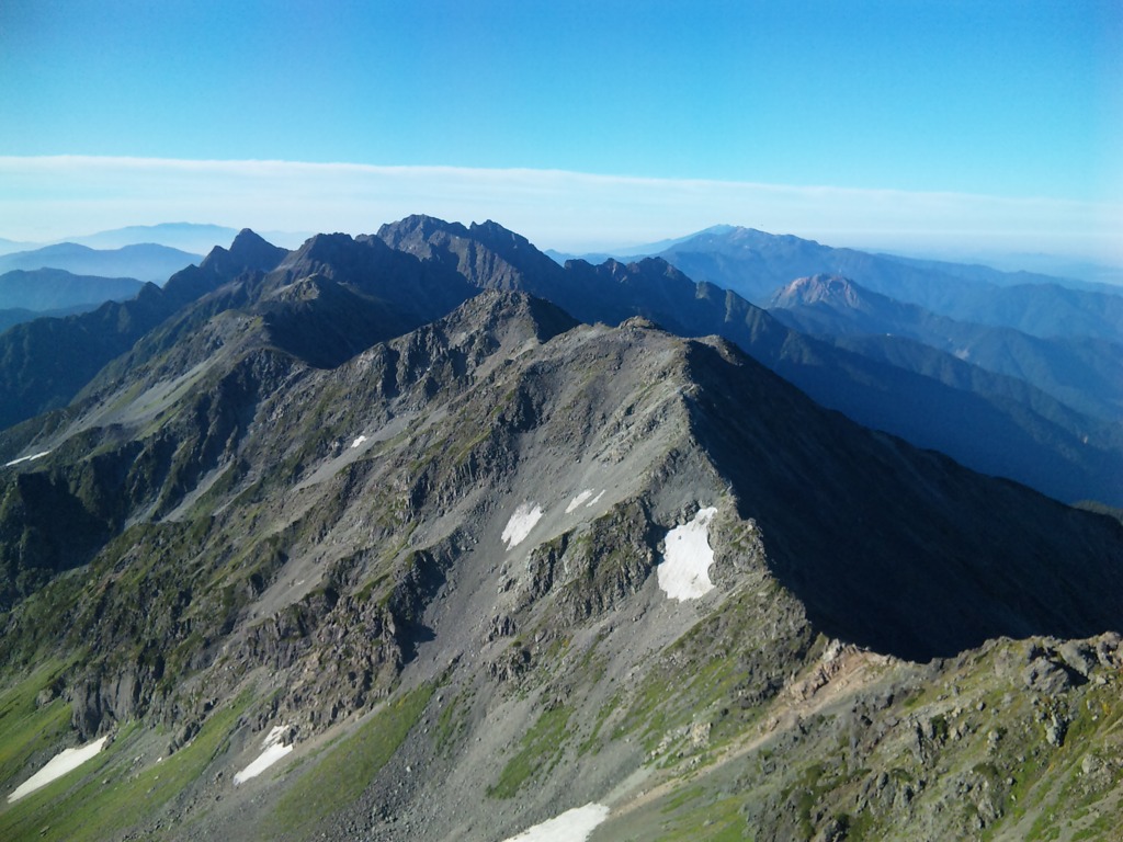 槍ヶ岳山頂