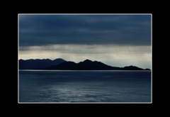 島々のシルエット