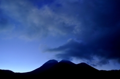 三俣山の夜明け