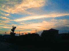 秋の夕暮れ