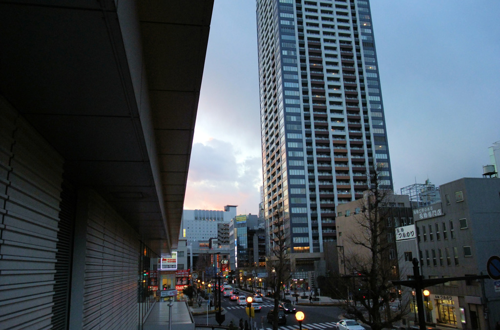 夕暮れの街３