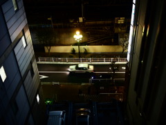 見降ろした夜の新宿