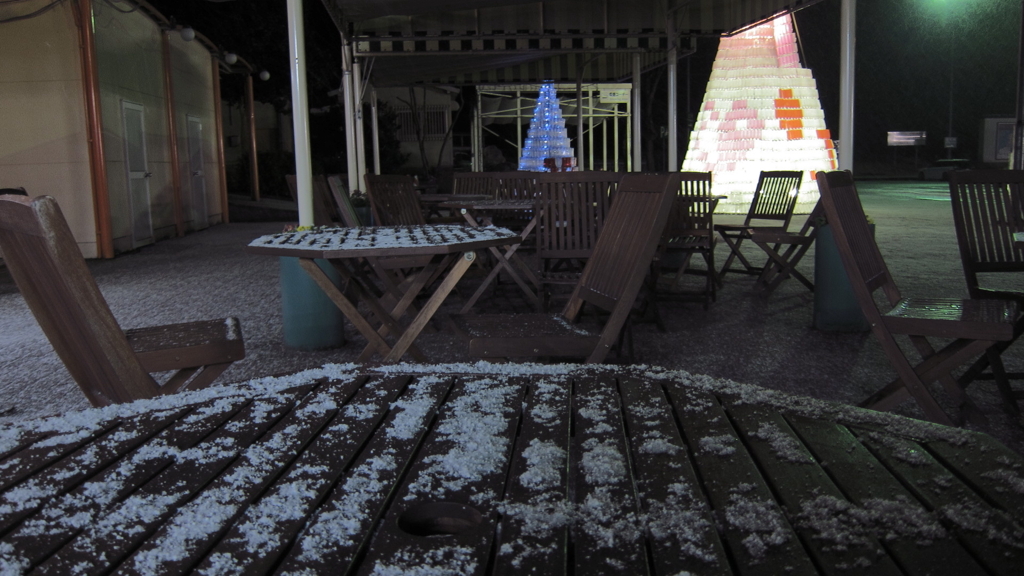 let it snow...