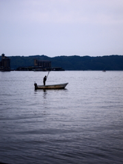 湖上の風景