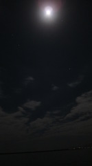 月夜の海