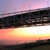 夕焼け少々。