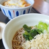 かき揚げ丼と冷やしそばセット