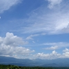 浅間山麓から望む青空