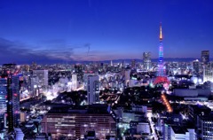 クリスマスの夜景