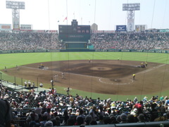 甲子園　グランド整備
