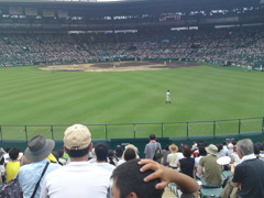 甲子園～夕立間近