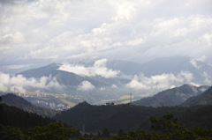 山間の風景