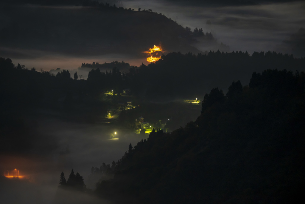 山古志夜景