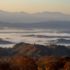 紅葉と雲海