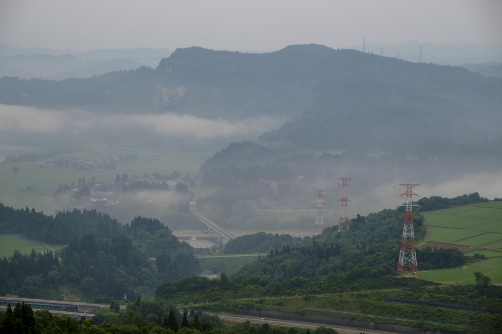 梅雨時の景色　　