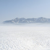 雪原にたなびく