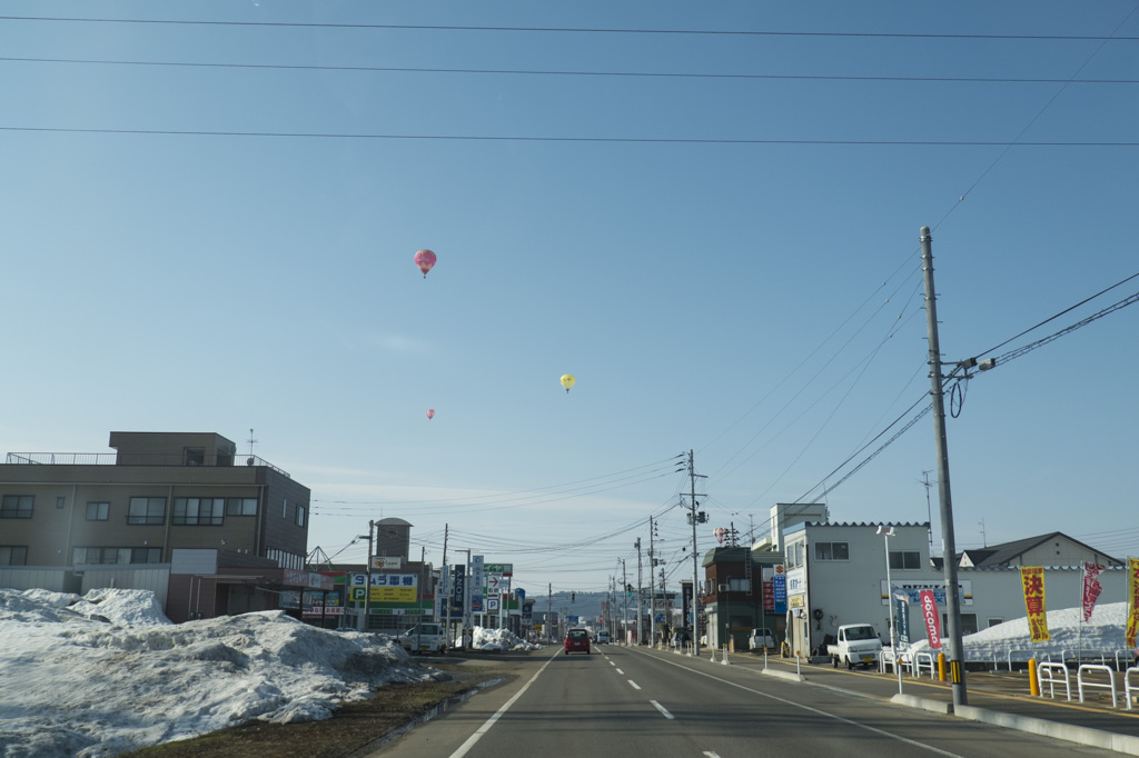 熱気球は４機