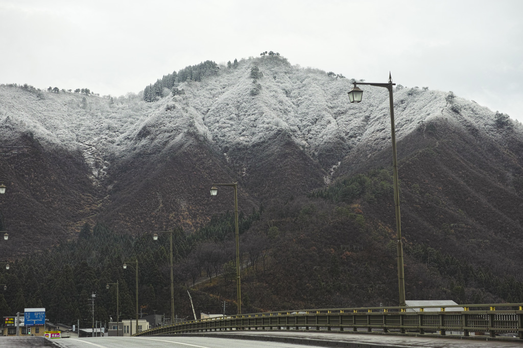冠雪の坂戸山