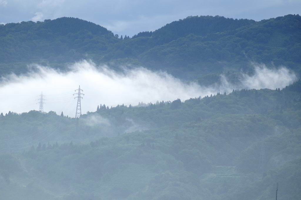 山の情景