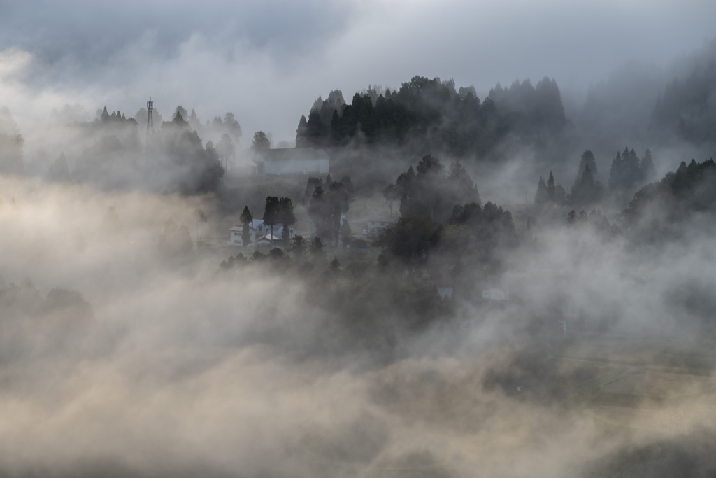 朝霧の集落