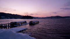 野尻湖の朝