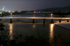 夜の川