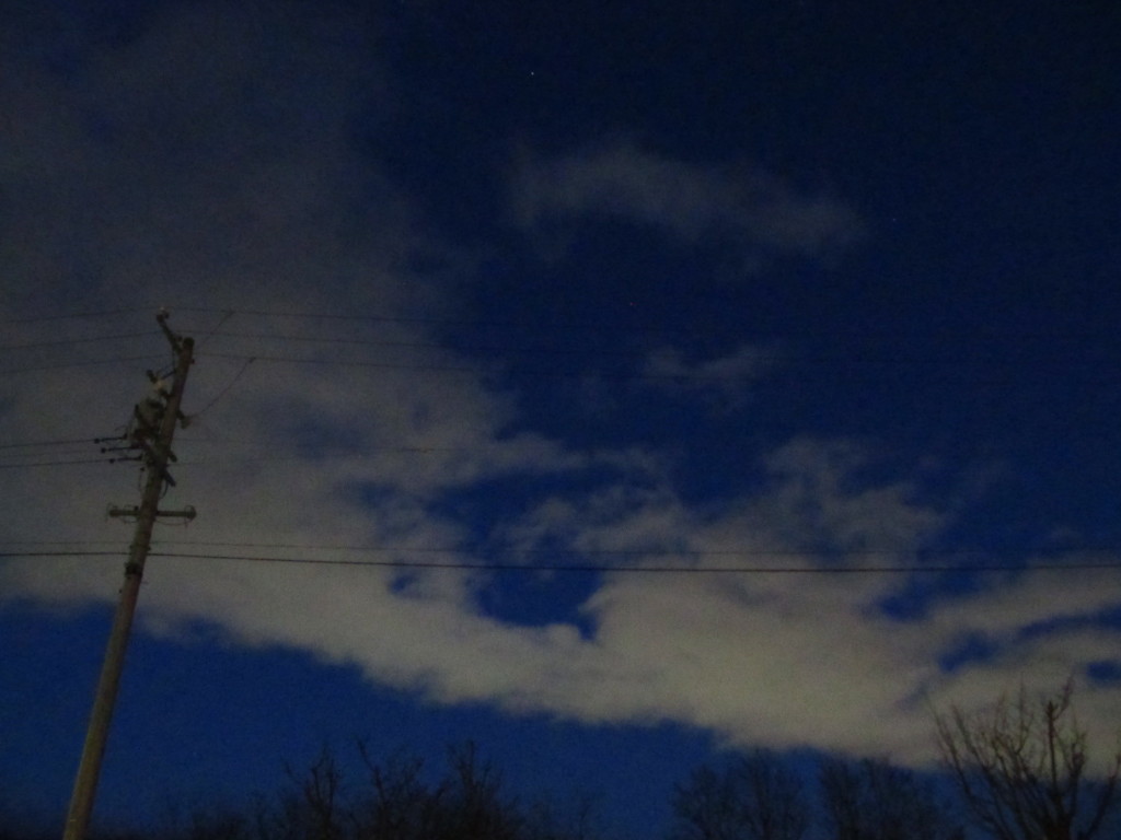 夕暮れのあとの時間