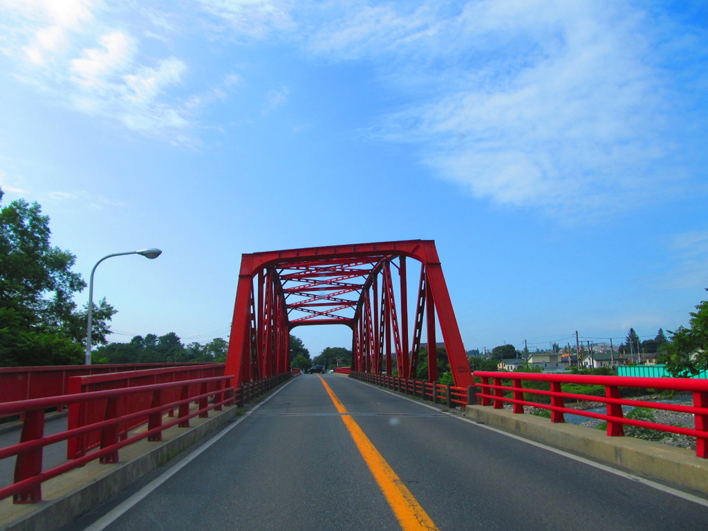いつもの赤い橋