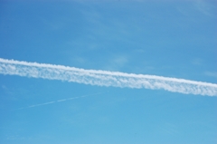 成長する飛行機雲(おまけ)