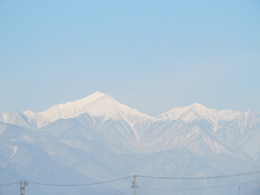 飽きることのない常念岳