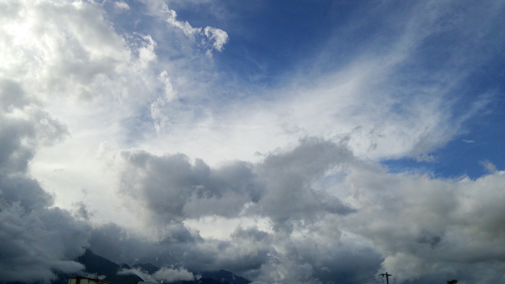 台風のち