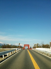 いつもの赤い橋