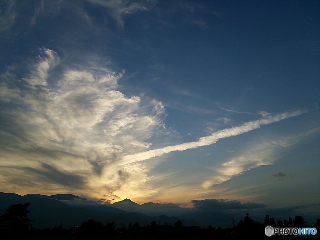 夕方の空