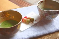 桜とお抹茶