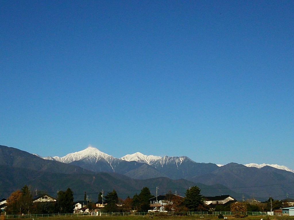 常念岳♪